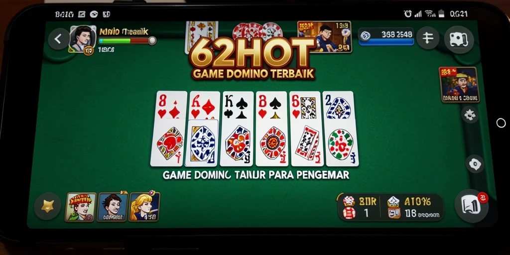 Gameplay seru dari permainan Domino 62HOT yang menarik.