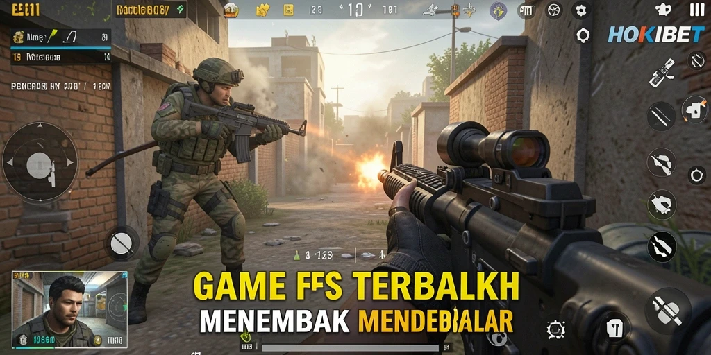 Gameplay HOKIBET yang mendebarkan dengan pertempuran intens.
