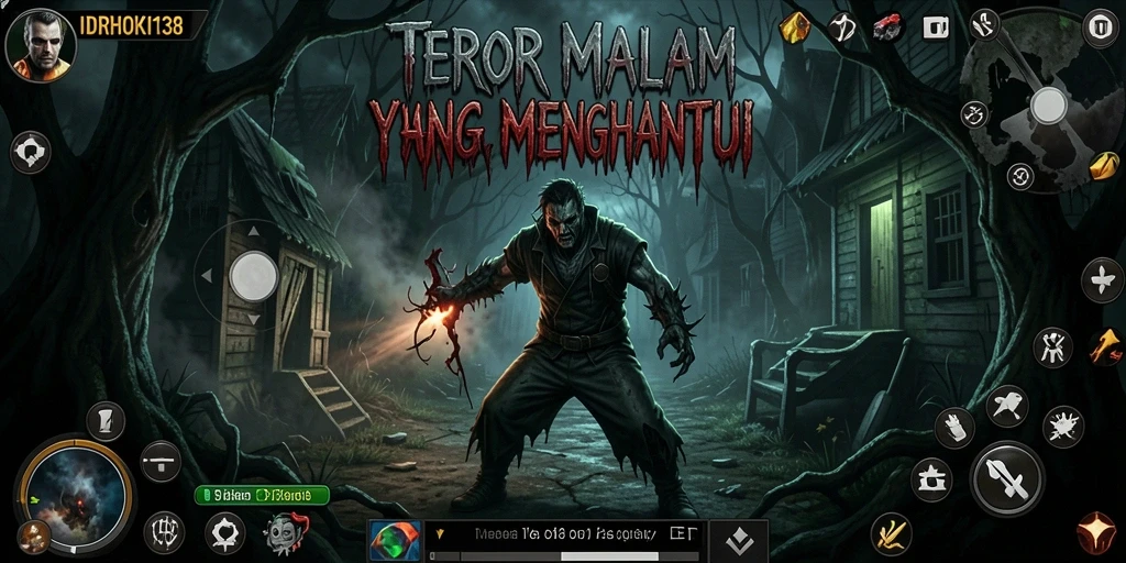 Tangkapan layar menampilkan suasana mencekam dari gameplay IDRHOKI138.