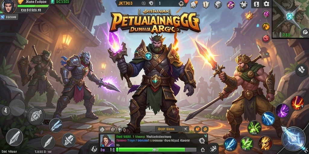 Tampilan seru dalam permainan ARPG JKT303 yang penuh aksi.